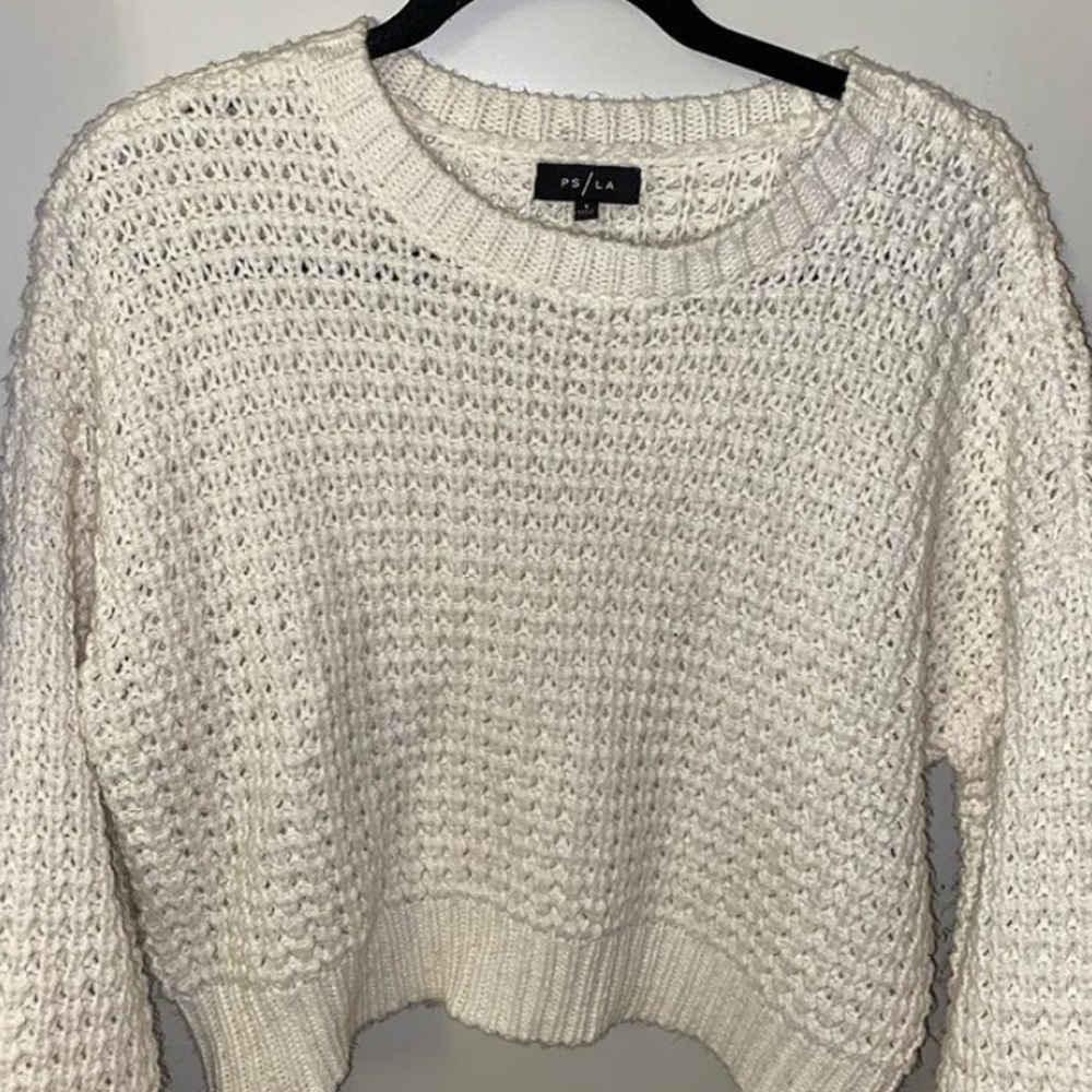 pacsun waffle knit sweater